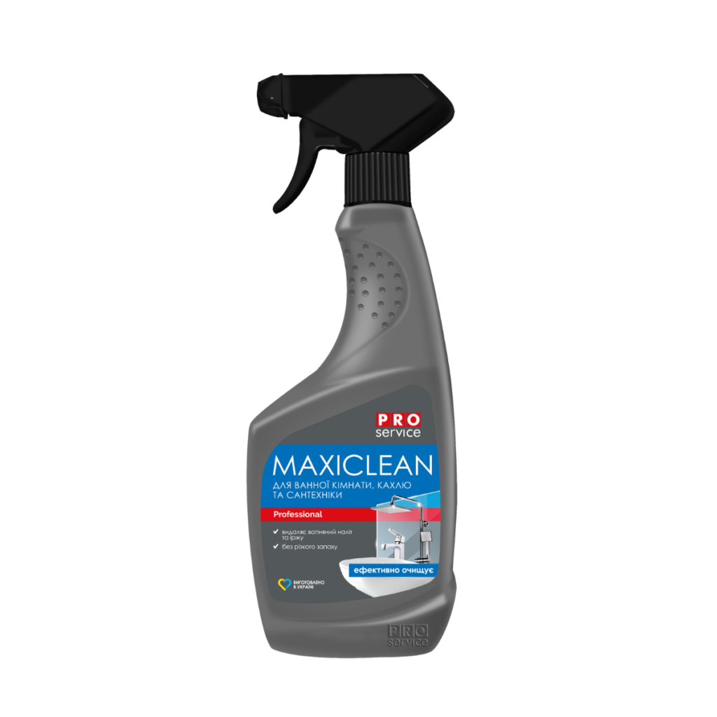 Засіб Pro Service Maxiclean для ванної кімнати та сантехніки — складова хозки